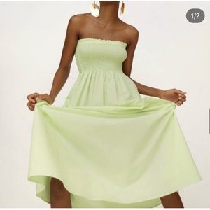 Strapless zara maxi dress